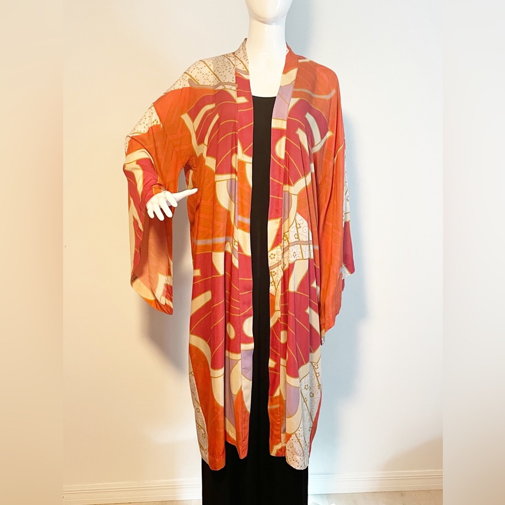 Red Butterfly Georgia Robe Novella Royale, butterfly kimono topper